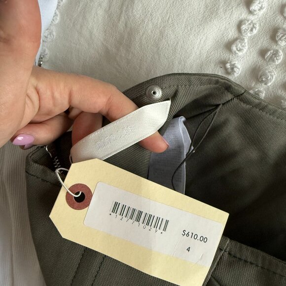 NWT Dion Lee Wrench Denim Corset Pocket Allover Paneling Rivet Detailing Sz 0 - Picture 2 of 8